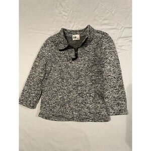 Copper Denim Shirt Boys 4T Gray 1/4 Zip Long Sleeve Pullover